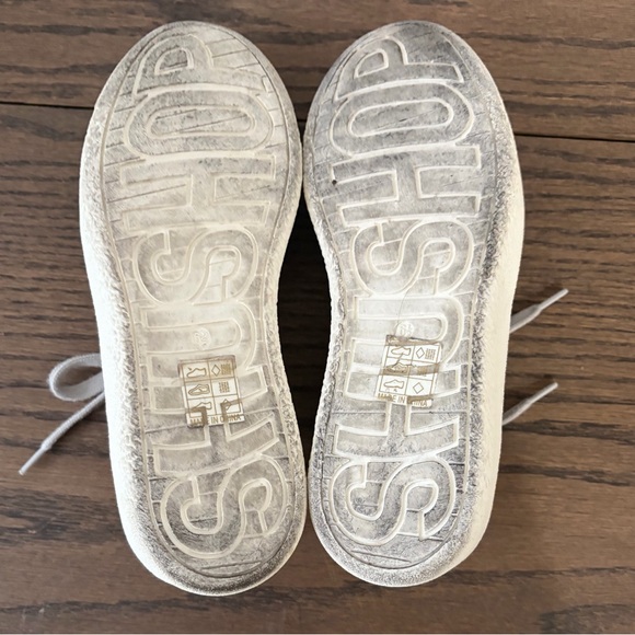 ShuShop STACEY Black and White Suede Sneakers Size 6 1/2 - Picture 9 of 9